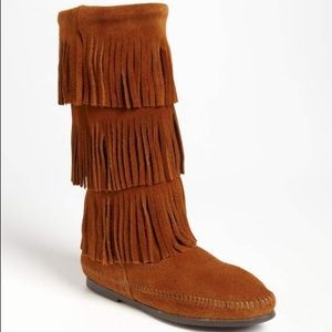 Minnetonka Fringe Boots